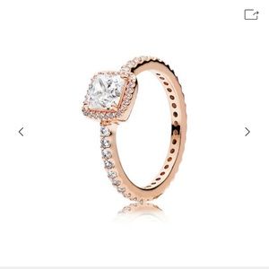 Pandora Rose Gold Timeless Elegance Ring 4.5